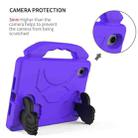 For iPad mini 6 EVA Material Children Flat Anti Falling Cover Protective Shell with Thumb Bracket(Purple) - 5