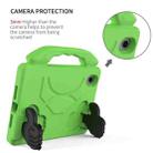 For iPad mini 6 EVA Material Children Flat Anti Falling Cover Protective Shell with Thumb Bracket(Green) - 5