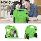 For iPad mini 6 EVA Material Children Flat Anti Falling Cover Protective Shell with Thumb Bracket(Green) - 6