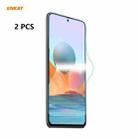 For Redmi Note 10 Pro / Note 10 Pro Max 2 PCS ENKAY Hat-Prince Full Glue Full Coverage Screen Protector Explosion-proof Hydrogel Film - 1