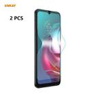 For Motorola Moto G30 / G20 / G10 2 PCS ENKAY Hat-Prince Full Glue Full Coverage Screen Protector Explosion-proof Hydrogel Film - 1