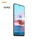 For Redmi Note 10s / Note 10 4G 10 PCS ENKAY Hat-Prince Full Glue Full Coverage Screen Protector Explosion-proof Hydrogel Film - 1