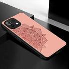 For Xiaomi Mi 11 Lite Mandala Embossed Cloth Cover PC + TPU Mobile Phone Case with Magnetic Function and Hand Strap(Rose Gold) - 3