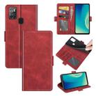 For ZTE Blade A7S 2020 Dual-side Magnetic Buckle Horizontal Flip Leather Case with Holder & Card Slots & Wallet(Red) - 1