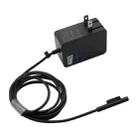 24W 15V 1.6A AC Adapter Charger for Microsoft Surface Go / Pro 4 1736 , US Plug - 2