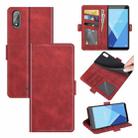 For Wiko Y51 Dual-side Magnetic Buckle Horizontal Flip Leather Case with Holder & Card Slots & Wallet(Red) - 1