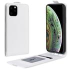 For iPhone 11 Pro Crazy Horse Vertical Flip Leather Protective Case (White) - 1