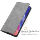 For Xiaomi Redmi K40 Pro / K40 / Poco F3 / Mi 11i Retro-skin Business Magnetic Suction Leather Case with Holder & Card Slots & Wallet(Grey) - 5