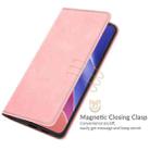 For Xiaomi Redmi K40 Pro / K40 / Poco F3 / Mi 11i Retro-skin Business Magnetic Suction Leather Case with Holder & Card Slots & Wallet(Pink) - 5