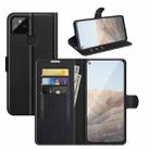 For Google Pixel 5A 5G Litchi Texture Horizontal Flip Protective Case with Holder & Card Slots & Wallet(Black) - 1