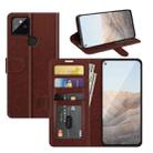 For Google Pixel 5A 5G R64 Texture Single Horizontal Flip Protective Case with Holder & Card Slots & Wallet& Photo Frame(Brown) - 1