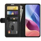 For Xiaomi Redmi K40 Pro / K40 / Poco F3 / Mi 11i R64 Texture Single Horizontal Flip Protective Case with Holder & Card Slots & Wallet& Photo Frame(Black) - 3