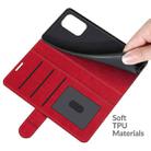 For Xiaomi Redmi K40 Pro / K40 / Poco F3 / Mi 11i R64 Texture Single Horizontal Flip Protective Case with Holder & Card Slots & Wallet& Photo Frame(Red) - 6
