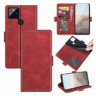 For Google Pixel 5A 5G Dual-side Magnetic Buckle Horizontal Flip Leather Case with Holder & Card Slots & Wallet(Red) - 1