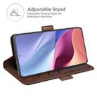 For Xiaomi Redmi K40 Pro / K40 / Poco F3 / Mi 11i Dual-side Magnetic Buckle Horizontal Flip Leather Case with Holder & Card Slots & Wallet(Brown) - 4