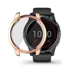 For Garmin Venu 2 45mm / Vivoactive 4 45mm ENKAY Hat-Prince Full Coverage Electroplate TPU Soft Case(Rose Gold) - 1