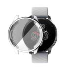 For OnePlus Watch ENKAY Hat-Prince Full Coverage Electroplate TPU Soft Case(Silver) - 1