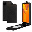 For Wiko Y62 R64 Texture Single Vertical Flip Leather Protective Case with Card Slots & Photo Frame(Black) - 1