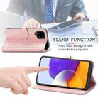 For Samsung Galaxy A22 4G Mandala Embossing Pattern Horizontal Flip Leather Case with Holder & Card Slots & Wallet & Lanyard(Rose Gold) - 8