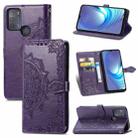 For Motorola Moto G50 Mandala Embossing Pattern Horizontal Flip Leather Case with Holder & Card Slots & Wallet & Lanyard(Purple) - 1