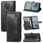 For Nokia 6.3 Mandala Embossing Pattern Horizontal Flip Leather Case with Holder & Card Slots & Wallet & Lanyard(Black) - 1