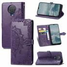 For Nokia 6.3 Mandala Embossing Pattern Horizontal Flip Leather Case with Holder & Card Slots & Wallet & Lanyard(Purple) - 1