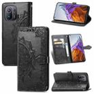 For Xiaomi Mi 11 Pro Mandala Embossing Pattern Horizontal Flip Leather Case with Holder & Card Slots & Wallet & Lanyard(Black) - 1