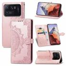 For Xiaomi Mi 11 Ultra Mandala Embossing Pattern Horizontal Flip Leather Case with Holder & Card Slots & Wallet & Lanyard(Rose Gold) - 1