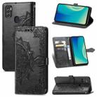 For ZTE A7S 2020 Mandala Embossing Pattern Horizontal Flip Leather Case with Holder & Card Slots & Wallet & Lanyard(Black) - 1