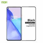 For OnePlus 9 / 9R MOFI 9H 2.5D Full Screen Tempered Glass Film(Black) - 1