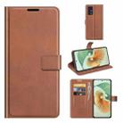 For ZTE Axon 30 Pro Retro Calf Pattern Buckle Horizontal Flip Leather Case with Holder & Card Slots & Wallet(Light Brown) - 1