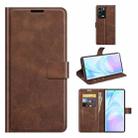 For ZTE Axon 30 Ultra Retro Calf Pattern Buckle Horizontal Flip Leather Case with Holder & Card Slots & Wallet(Dark Brown) - 1