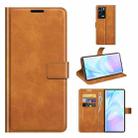 For ZTE Axon 30 Ultra Retro Calf Pattern Buckle Horizontal Flip Leather Case with Holder & Card Slots & Wallet(Yellow) - 1