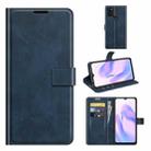 For Blackview A70 Retro Calf Pattern Buckle Horizontal Flip Leather Case with Holder & Card Slots & Wallet(Blue) - 1