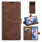 For Xiaomi Mi 11 Ultra Retro Calf Pattern Buckle Horizontal Flip Leather Case with Holder & Card Slots & Wallet(Dark Brown) - 1