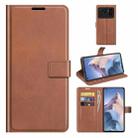 For Xiaomi Mi 11 Ultra Retro Calf Pattern Buckle Horizontal Flip Leather Case with Holder & Card Slots & Wallet(Light Brown) - 1