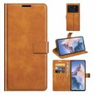 For Xiaomi Mi 11 Ultra Retro Calf Pattern Buckle Horizontal Flip Leather Case with Holder & Card Slots & Wallet(Yellow) - 1