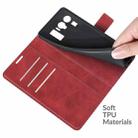 For Xiaomi Mi 11 Ultra Retro Calf Pattern Buckle Horizontal Flip Leather Case with Holder & Card Slots & Wallet(Red) - 6