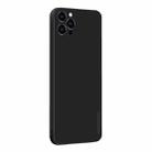 For iPhone 12 Pro Max PINWUYO Touching Series Liquid Silicone TPU Shockproof Case(Black) - 1