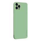 For iPhone 12 Pro Max PINWUYO Touching Series Liquid Silicone TPU Shockproof Case(Green) - 1