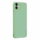 For iPhone 12 mini PINWUYO Touching Series Liquid Silicone TPU Shockproof Case(Green) - 1