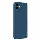 For iPhone 12 PINWUYO Touching Series Liquid Silicone TPU Shockproof Case(Blue) - 1