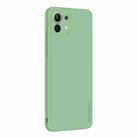 For Xiaomi Mi 11 PINWUYO Touching Series Liquid Silicone TPU Shockproof Case(Green) - 1