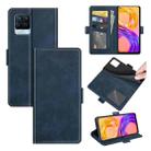 For OPPO Realme 8 / Realme 8 Pro Dual-side Magnetic Buckle Horizontal Flip Leather Case with Holder & Card Slots & Wallet(Dark Blue) - 1