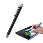 AT-19 Silver Fiber Pen Tip Stylus Capacitive Pen Mobile Phone Tablet Universal Touch Pen(Black) - 1