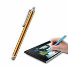 AT-19 Silver Fiber Pen Tip Stylus Capacitive Pen Mobile Phone Tablet Universal Touch Pen(Gold) - 1
