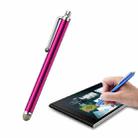 AT-19 Silver Fiber Pen Tip Stylus Capacitive Pen Mobile Phone Tablet Universal Touch Pen(Rose Red) - 1