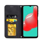 For Samsung Galaxy A32 4G Retro Skin Feel Business Magnetic Horizontal Flip Leather Case With Holder & Card Slots & Wallet & Photo Frame(Black) - 3