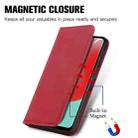 For Samsung Galaxy A32 4G Retro Skin Feel Business Magnetic Horizontal Flip Leather Case With Holder & Card Slots & Wallet & Photo Frame(Red) - 5