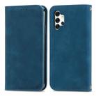 For Samsung Galaxy A32 4G Retro Skin Feel Business Magnetic Horizontal Flip Leather Case With Holder & Card Slots & Wallet & Photo Frame(Blue) - 2
